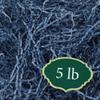 Arcadia Garden Products 5 lbs - Blue Crinkle Shredded Color Paper Filler Box Stuffing for Gift Wrapping & Crafts, Basket Filling, Confetti, Packaging & Shipping - RPC05BL view 1