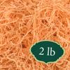 Arcadia Garden Products 2 lbs - Peach Crinkle Shredded Color Paper Filler Box Stuffing for Gift Wrapping & Crafts, Basket Filling, Confetti, Packaging & Shipping - RPC02PE view 1