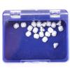 20Pcs/Box Dental Orthodontic Lingual Button Bondable Composite Ceramic Round/Rectangular Base (Composite Lingual Button Rectangular) view 2
