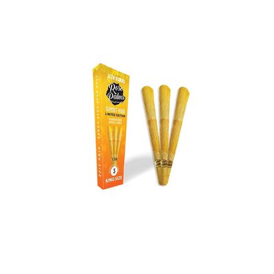 3 King Size Yellow Rose Petal Preroll Cones l Natural Hand Rolled Cones l Unbleached Cones W Corn Husk Filter l Organic Flavored Cones