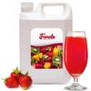 Fanale Premium Flavoring Concentrated Syrup for Bubble Tea | Strawberry Flavor Syrup | for Boba Tea, Smoothies, Slushes, Desserts | 11 pound Pack of 4 | SRP010-CS view 1