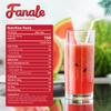 Fanale Premium Flavoring Concentrated Syrup for Bubble Tea 11 lb | Watermelon Flavor Syrup | for Boba Tea, Smoothies, Slushes, Desserts | 11lb | Pack of 4 | SRP130-CS view 2
