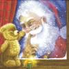 AM Dcor 20 Count 3-Ply Luncheon Paper Napkins for Holiday Dinner Party Decorative Decoupage - 13" x 13" (Unfolded) Surprise from Santa view 1