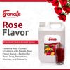 Fanale Premium Flavoring Concentrated Syrup for Bubble Tea 11 lb | Rose Flavor Syrup | for Boba Tea, Smoothies, Slushes, Desserts | 11lb | Pack of 4 | SRP140-CS view 3