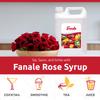 Fanale Premium Flavoring Concentrated Syrup for Bubble Tea 11 lb | Rose Flavor Syrup | for Boba Tea, Smoothies, Slushes, Desserts | 11lb | Pack of 4 | SRP140-CS view 4