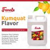 Fanale Premium Flavoring Concentrated Syrup for Bubble Tea 11 lb | Kumquat Flavor Syrup | for Boba Tea, Smoothies, Slushes, Desserts | 11lb | Pack of 4 | SRP150-CS view 3