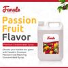 Fanale Premium Flavoring Concentrated Syrup for Bubble Tea 11 lb | Passion Fruit Flavor Syrup | for Boba Tea, Smoothies, Slushes, Desserts | 11lb | Pack of 4 | SRP030 view 3