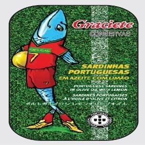 Conservas GRACIETE - Gourmet Canned whole Sardine in Extra Olive Oil and Lemon - 4.23oz / 120gr (Pack of 5 cans)