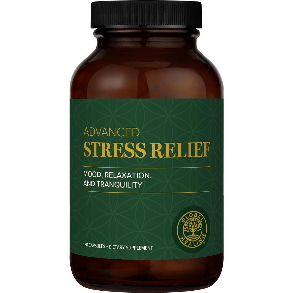 Global Healing Center - Stress Relief Supplement with Lithium Orotate - Advanced Calm Support Helps Ease Stress and Improve Function - Lithium Supplements - (120 Capsules)