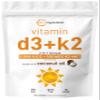 Micro Ingredients Vitamin D3 5,000 IU + K2 MK-7 100 mcg, 300 Softgels | Virgin Coconut Oil | 2-in-1 Support | Easy to Swallow, Non-GMO view 1