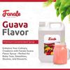 Fanale Premium Flavoring Concentrated Syrup for Bubble Tea 11 lb | Guava Flavor Syrup | for Boba Tea, Smoothies, Slushes, Desserts | 11lb | Pack of 4 | SRP210-CS view 3