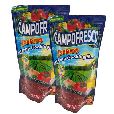 CAMPOFRESCO - Tomato Sauce Pack Stir-Fry Sofrito Flavor 200G - PACK OF 2