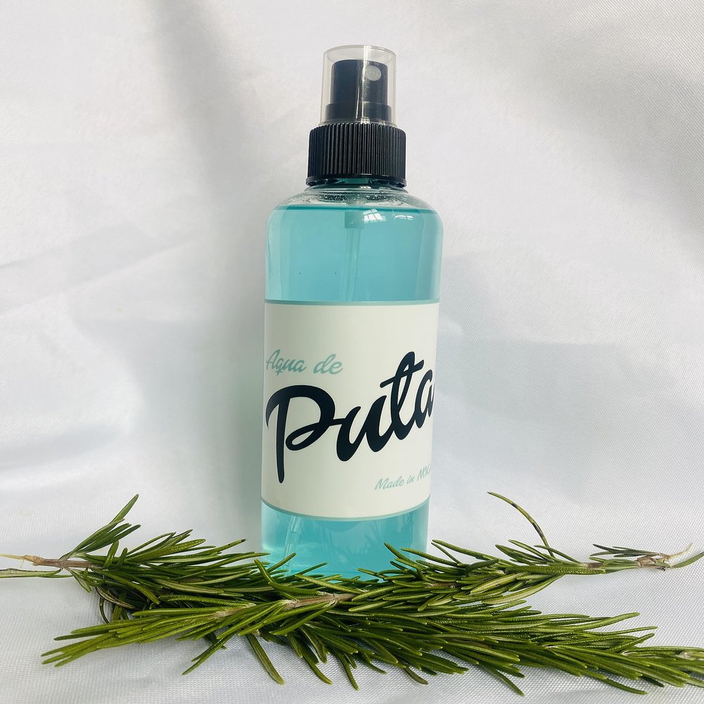 Aqua De Puta Room, body, & Linen Spray - A Combination of Jasmine, Vetiver, and other Essential Oils- 8oz
