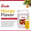 Fanale Premium Flavoring Concentrated Syrup for Bubble Tea 11 lb | Mango Flavor Syrup | for Boba Tea, Smoothies, Slushes, Desserts | 11lb | Pack of 4 | SRP020-CS view 3