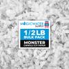 MagicWater Crinkle Cut Paper for Gift Baskets - 1/2 LB - Monster White - Perfect for Shredded Paper Filler, Basket Filler, Gift Boxes, Bridesmaid Gifts, Christmas Stuffers  Ideal for All Occasions view 1
