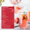 Fanale Premium Flavoring Concentrated Syrup for Bubble Tea 11 lb | Peach Flavor Syrup | for Boba Tea, Smoothies, Slushes, Desserts | 11lb | Pack of 4 | SRP040-CS view 2