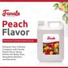 Fanale Premium Flavoring Concentrated Syrup for Bubble Tea 11 lb | Peach Flavor Syrup | for Boba Tea, Smoothies, Slushes, Desserts | 11lb | Pack of 4 | SRP040-CS view 3