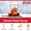 Fanale Premium Flavoring Concentrated Syrup for Bubble Tea 11 lb | Peach Flavor Syrup | for Boba Tea, Smoothies, Slushes, Desserts | 11lb | Pack of 4 | SRP040-CS view 4