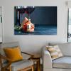 Sandwich prosciutto blue cheese and rosemary Canvas Wall Art Decor Paintings Pictures for Bedroom Wall Decor Above Bed Living Room Wall Decoration Bathroom Office Artwork view 2