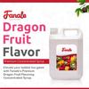 Fanale Premium Flavoring Concentrated Syrup for Bubble Tea 11 lb | Red Dragon Fruit Flavor Syrup | for Boba Tea, Smoothies, Slushes, Desserts | 11lb | Pack of 4 | SRP361-CS view 3