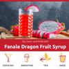 Fanale Premium Flavoring Concentrated Syrup for Bubble Tea 11 lb | Red Dragon Fruit Flavor Syrup | for Boba Tea, Smoothies, Slushes, Desserts | 11lb | Pack of 4 | SRP361-CS view 4