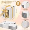 Ctosree 50 Pcs Mug Boxes for Gifts Sublimation Mug Box with Clear Window for Coffee Cup Packaging Shipping Exhibition for 11oz, 12oz, 15oz Blank Gift Christmas Wrapping Craft(White) view 3