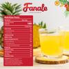 Fanale Premium Flavoring Concentrated Syrup for Bubble Tea 11 lb | Pineapple Flavor Syrup | for Boba Tea, Smoothies, Slushes, Desserts | 11lb | Pack of 4 | SRP100-CS view 2