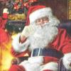 AM Decor 20-Count Luncheon Paper Napkins Christmas Dinner Holiday Party Decorative Decoupage - 13" x 13" (Unfolded) Santa at Home view 1