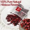 Premium Hibiscus Tea Bags,100 Tea Bags/7.06 Oz,100% Pure Dried Hibiscus Flower,Natural & No Additives,Caffeine Free. view 4