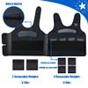 Compression Vest for Kids (Large, Ages 10+) Weighted Vest for Kids Including 6 Removable Weights Navy Blue view 2