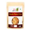 90's MILL Marwar's Organic Ready to eat Namkeen Potato Chips Spicy | Red Chilli Aloo Chips | Low Fat Masala PATTA Wafer | Tasty Yummy Snack Healthy Snack | Batata PATTA Wafer Chips-250 * 1Pack view 1