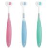 Trueocity Extra Soft Toddler Toothbrush, Toddler Toothbrushes 1-2 1-3 2-4, Toothhugger High Efficient 3 Sides Baby Toothbrush 12 Months and Up, Infant Training Brush, Sensory Oral Care Set (3 Pack) view 1
