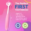 Trueocity Extra Soft Toddler Toothbrush, Toddler Toothbrushes 1-2 1-3 2-4, Toothhugger High Efficient 3 Sides Baby Toothbrush 12 Months and Up, Infant Training Brush, Sensory Oral Care Set (3 Pack) view 3