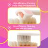 Trueocity Extra Soft Toddler Toothbrush, Toddler Toothbrushes 1-2 1-3 2-4, Toothhugger High Efficient 3 Sides Baby Toothbrush 12 Months and Up, Infant Training Brush, Sensory Oral Care Set (3 Pack) view 4