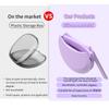 2 Pack Silicone Retainer Case with Vent Holes Lanyard Aligner Case Cute Portable Container Holder Night Guard Case for Travel Girl Women Men Kids (Purple+Blue) view 4