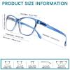 VIDEBLA 3 Pack Progressive Multifocus Reading Glasses Blue Light Blocking for Women Men Multifocal Readers with Spring Hinge (3 Mix Color-2, 2.50, multiplier_x) view 2