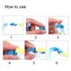 1 Pair Child Eyeglass Arms Legs Hinge Rubber with Glasses Repair Kits Accessories view 3