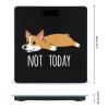 Not Today Corgi Bathroom Scale LCD Display Digital Body Weight Scale for Bedroom view 2