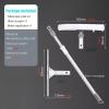 Window Cleaning Squeegee Kit, 2-in-1 Telescopic Window Washing Pole for Shower/Windshield/Sliding Door/High Window/Car, With Dual Side Blade Rubber & Scrubber Sponge,1.2 1.5 2 3 4m (Size : 4m/157.5in view 3