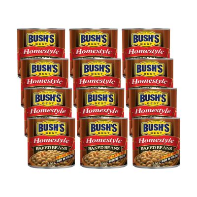 Bush's Best Homestyle Baked Beans, 8.30 Ounce (Pack of 12)