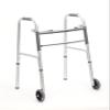Med Mart Folding Aluminum Front-Wheeled Rolling Walker Includes Two 5-Inch Wheels, Adjustable Height - Mobility Aid Includes Enhanced Support view 1
