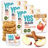 The YES Bar  Apple Cinnamon Crisp  Plant Based Protein, Decadent Snack Bar  Vegan, Paleo, Gluten Free, Dairy Free, Low Sugar, Healthy Snack, Breakfast, Low Carb, Keto Friendly (24 Count) view 1