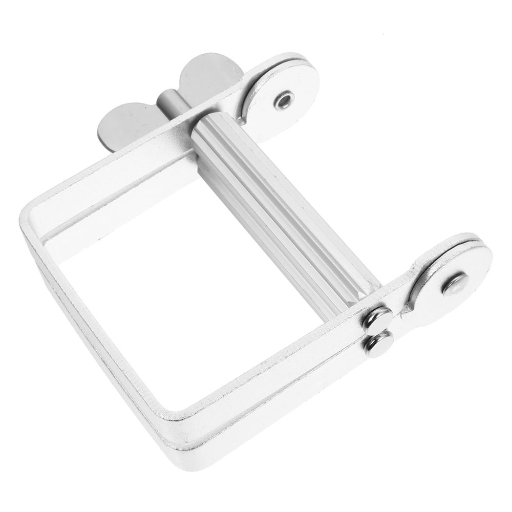 Zerodeko Aluminum Alloy Tube Squeezer for Hair Dye and Toothpaste Salon Lotion Dispensing Tool with Even Output Silver Metal Extruder for Cream and Cleansing Tubes