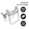 Zerodeko Aluminum Alloy Tube Squeezer for Hair Dye and Toothpaste Salon Lotion Dispensing Tool with Even Output Silver Metal Extruder for Cream and Cleansing Tubes view 2