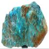 212 GRAM 7.5 OUNCE SPIDERWEB TURQUOISE MALACHITE SILICA QUARTZ ROUGH CMS56 view 1