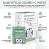 Natural Essentials Lil' Peepers Baby Eye Wipes and Eyelid Cleanser, Preservative-Free & Rinse-Free, Pediatrician Recommended Hypoallergenic Soft Eyelid Wipes for Babies, Kids & Adults, 30 Ct (12 pk) view 2