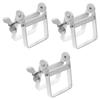 3pcs Stainless Steel Extruder Metal Squeezer Lotion Squeeze Supply Hairdressing Squeezer Aluminum Alloy Squeezer Hair Dye Removal Tool Home Squeezer Lotion Squeeze Accessory view 1