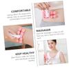 3 Pcs Massage Roller Leg Roller Stick Arm Body Massager Muscle Roller Tool Masajeador De Pies Trigger Point Stick Leg Muscle Roller Handheld Plastic Fitness Auxiliary Supplies view 4