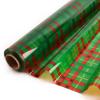 CMFYHM Christmas Cellophane Wrap Roll (34" x 100Ft) 3 Mil Thicken Long Film Gift Wrappings for Baskets, Box,Wine, Christmas Decor view 1