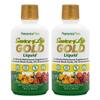 NaturesPlus Source of Life GOLD Multivitamin Liquid - 30 fl oz, Pack of 2 - Includes Vitamins D3, B12, K2 & Over 120 Whole Food Nutrients - 60 Total Servings view 1
